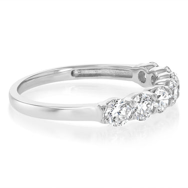 Luminesce Lab Grown 1 Carat Eternity Ring in Sterling Silver