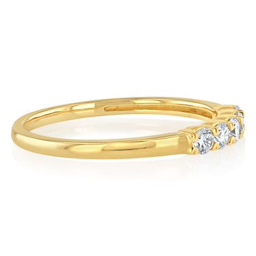 Luminesce Lab Grown 1/4 Carat Eternity Ring in 9ct Yellow Gold