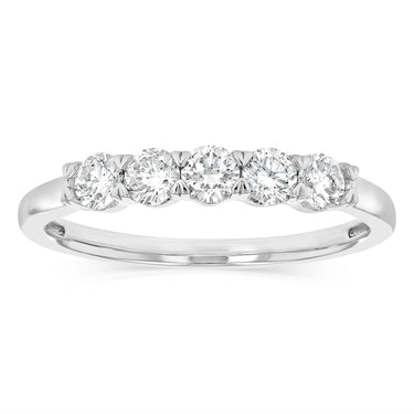 Luminesce Lab Grown 1/4 Carat Eternity Ring in Sterling Silver