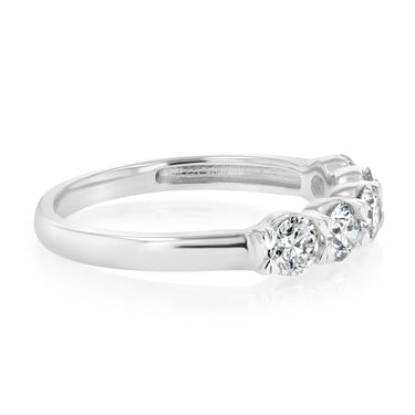 Luminesce Lab Grown 1 Carat Eternity Ring in Sterling Silver