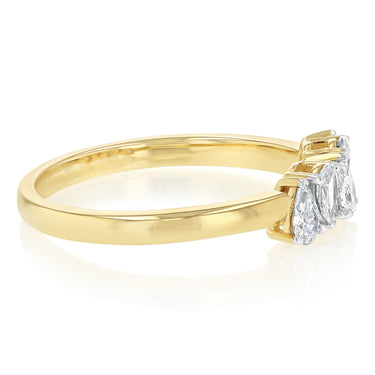 Luminesce Lab Grown 1/2 Carat Diamond Ring in 9ct Yellow Gold