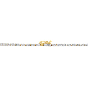 Luminesce Lab Grown 5 Carat Diamond 46cm Tennis Necklace in 9ct Yellow Gold