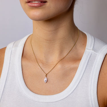 Luminesce Lab Grown 1/2 Carat Diamond Pendant in 9ct Yellow Gold