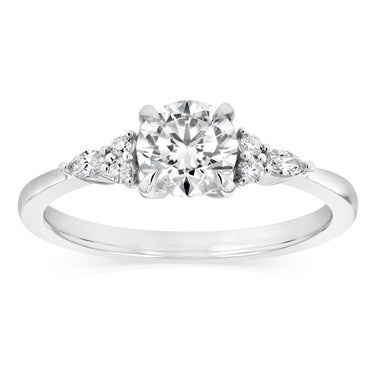Luminesce Lab Grown 1.10 Carat Diamond Ring in 9ct White Gold