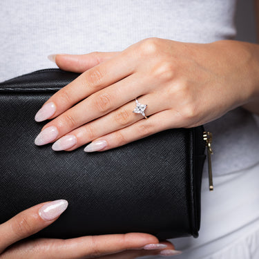 Luminesce Lab Grown 1.10 Carat Diamond Marquise Ring in 9ct White Gold