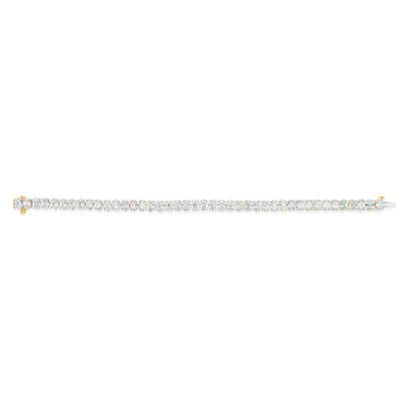 Luminesce Lab Grown 14 Carats Diamond Tennis Bracelet in 9ct Yellow Gold