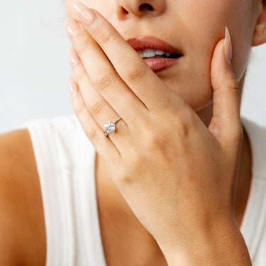 Luminesce Lab Grown 1.5 Carats Certified Diamond Solitaire Ring in 18ct White Gold