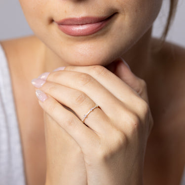 Luminesce Lab Grown 1/4 Carat Diamond Ring in 9ct Yellow Gold