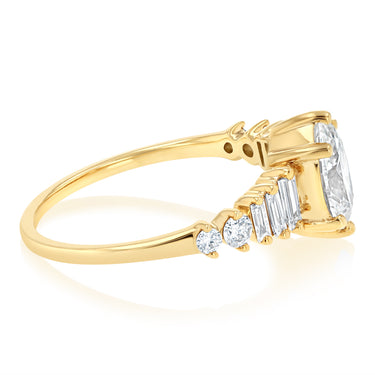 Luminesce Lab Grown 1.40 Carat Diamond Ring in 9ct Yellow Gold