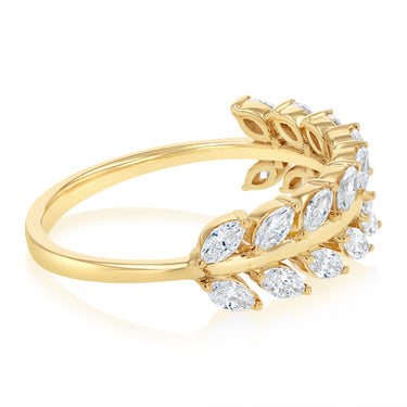 Luminesce Lab Grown 1/2 Carat Diamond Ring in 9ct Yellow Gold