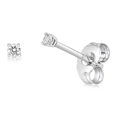 Luminesce Lab Grown 5 Points Diamond Stud Earrings in Platinum