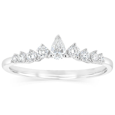 Luminesce Lab Grown 1/4 Carat Diamond Ring in Sterling Silver