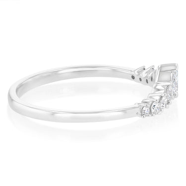Luminesce Lab Grown 1/4 Carat Diamond Ring in Sterling Silver