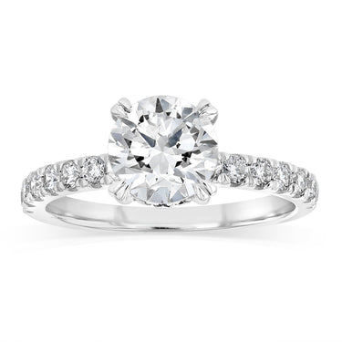 Luminesce Lab Grown 2 Carat Diamond Ring in Sterling Silver