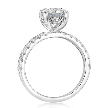 Luminesce Lab Grown 2 Carat Diamond Ring in Sterling Silver