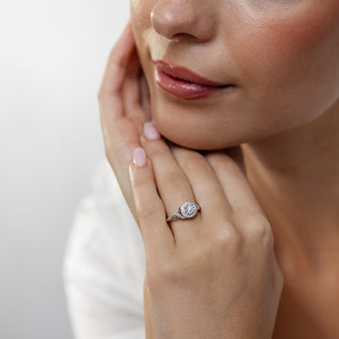 Luminesce Lab Grown 1/3 Carat Diamond Ring in Sterling Silver