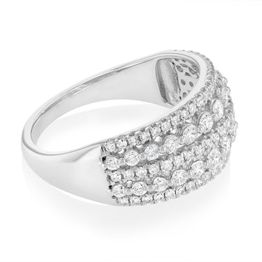 Luminesce Lab Grown 1 Carat Diamond Ring in Sterling Silver