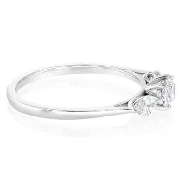 Luminesce Lab Grown 0.82 Carat Diamond Ring in 9ct White Gold