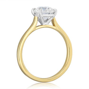 Luminesce Lab Grown 1.40 Carat Diamond Solitaire Ring in 9ct Yellow Gold