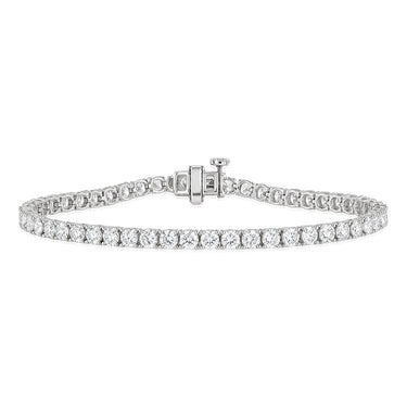 Luminesce Lab Grown 6 Carat Diamond Tennis Bracelet in Sterling Silver