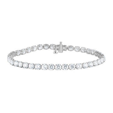 Luminesce Lab Grown 10 Carat Diamond Tennis Bracelet in Sterling Silver