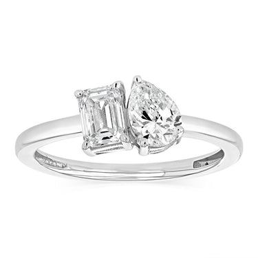 Luminesce Lab Grown 1.50 Carat Diamond Ring in Sterling Silver