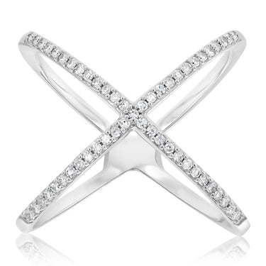Luminesce Lab Grown 1/4 Carat Diamond Ring in Sterling Silver