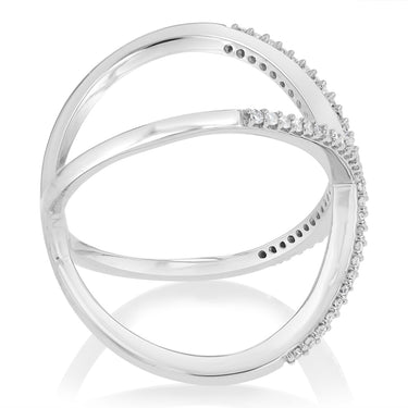 Luminesce Lab Grown 1/4 Carat Diamond Ring in Sterling Silver