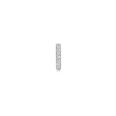 Luminesce Lab Grown 7 Diamond Bar Single Flatback Earring in 9ct Yellow Gold