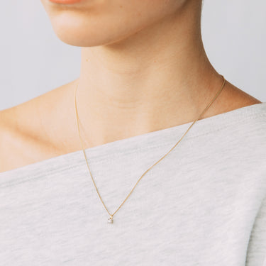 Luminesce Lab Grown Diamond Solitaire Pendant in 9ct Yellow Gold