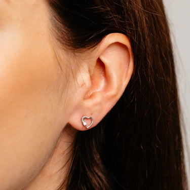 Luminesce Lab Grown Diamond Stud Earrings in Sterling Silver