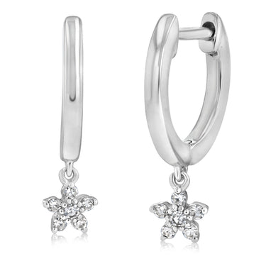 Luminesce Lab Grown Diamond Drop Earrings in Sterling Silver