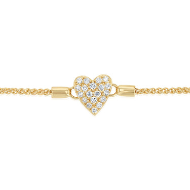 Luminesce Lab Grown 1/6 Carat Diamond Bolo Bracelet in Gold Plated Sterling Silver