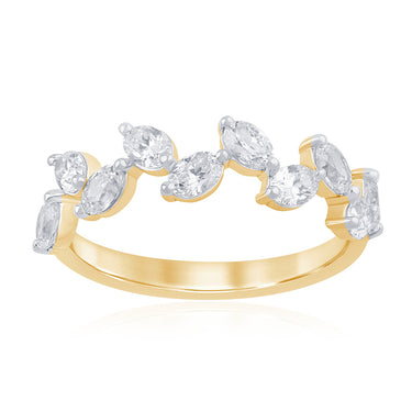 Luminesce Lab Grown 1 Carat Diamond Ring in 9ct Yellow Gold