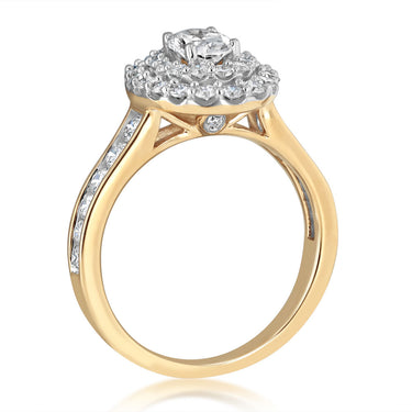 Luminesce Lab Grown 1.32 Carat Diamond Ring in 9ct Yellow Gold