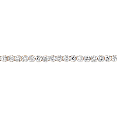 Luminesce Lab Grown 10 Carat Diamond Tennis Bracelet in 9ct Yellow Gold