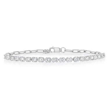 Luminesce Lab Grown 1.70 Carat Diamond Bracelet in Sterling Silver
