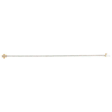 Luminesce Lab Grown 2 Carat Diamond Classic Bracelet in 9ct Yellow Gold