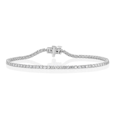Luminesce Lab Grown 3 Carat Diamond Classic Bracelet in 9ct White Gold