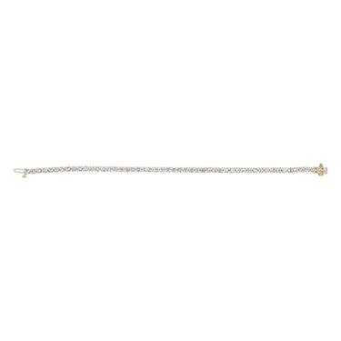 Luminesce Lab Grown 7 Carat Diamond Classic Bracelet in 9ct Yellow Gold