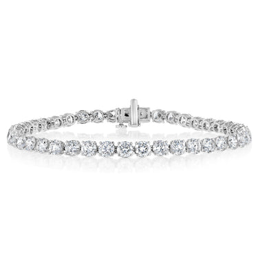Luminesce Lab Grown 9 Carat Diamond Classic Bracelet in 9ct White Gold