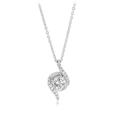 Luminesce Lab Grown 1/3 Carat Diamond Pendant in Sterling Silver