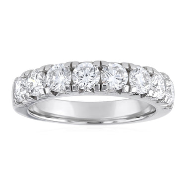 Luminesce Lab Grown 2 Carat Diamond Eternity Ring in Sterling Silver