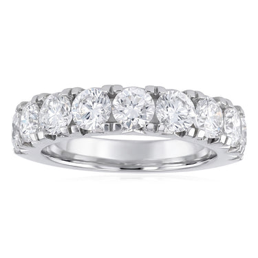 Luminesce Lab Grown 3 Carat Diamond Eternity Ring in Sterling Silver