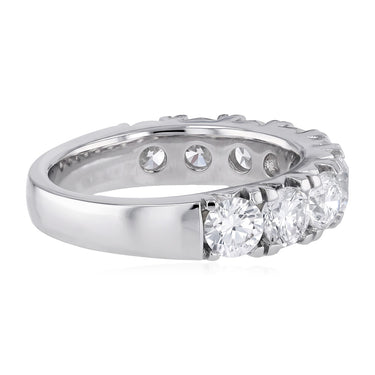 Luminesce Lab Grown 3 Carat Diamond Eternity Ring in Sterling Silver