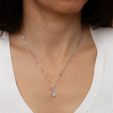 Luminesce Lab Grown 1/3 Carat Diamond Pendant in Sterling Silver
