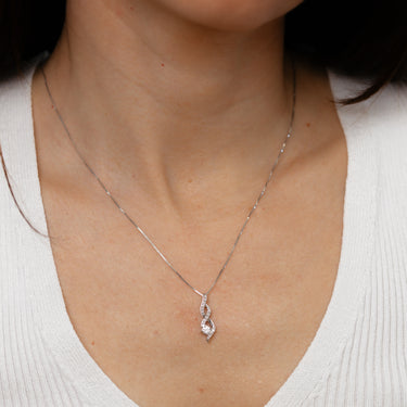 Luminesce Lab Grown 1/3 Carat Diamond Pendant in Sterling Silver