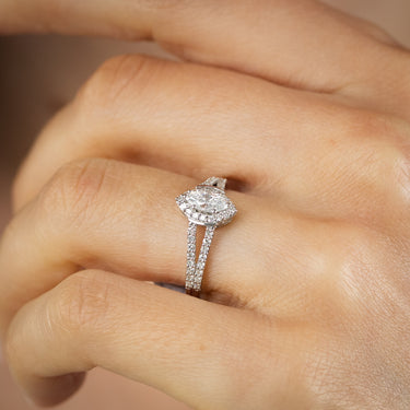 Luminesce Lab Grown 0.62 Carat Diamond Ring in Sterling Silver