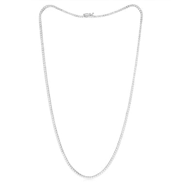 Luminesce Lab Grown 6 Carat Diamond Tennis Necklace in 9ct White Gold