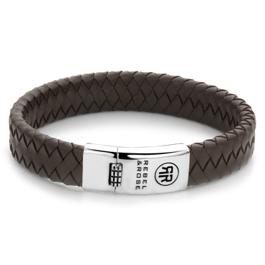 Rebel and Rose Braided Flat 925 Earth Bracelet
